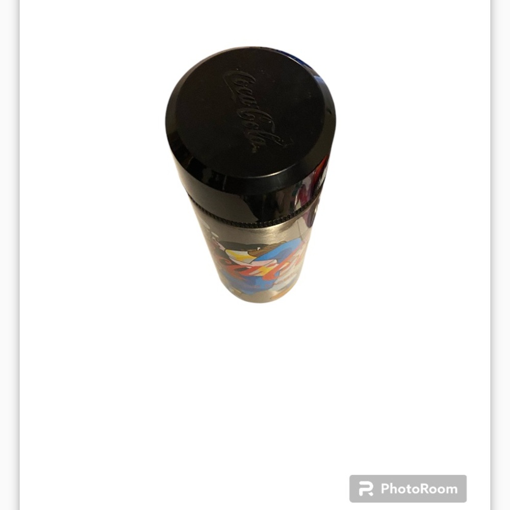Coca-Cola REAL MAGIC Collectible 8.5" Metal Water Bottle Flask Elite Autogrill/ - Picture 2 of 5